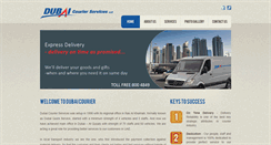 Desktop Screenshot of dubaicourierme.com